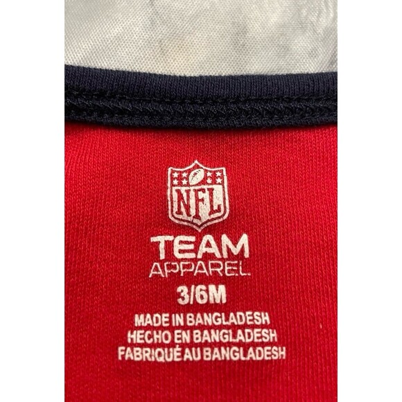 NFL New England Patriots Football Baby Girl Onesie Bodysuit, Size 3-6 months - Picture 4 of 4